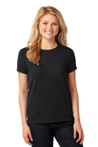 Gildan Women's Heavy Cotton 100% Cotton T-Shirt. 5000L Custom Short Sleeve T Shirts for Women by My NameT