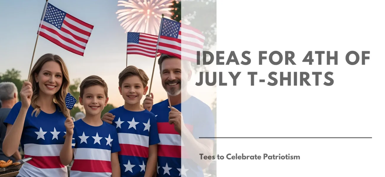Ideas for 4th of July T-Shirts Tees to Celebrate Patriotism Banner Image