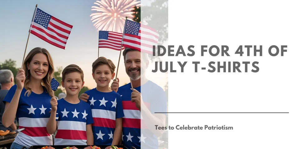 Ideas for 4th of July T-Shirts Tees to Celebrate Patriotism Banner Image