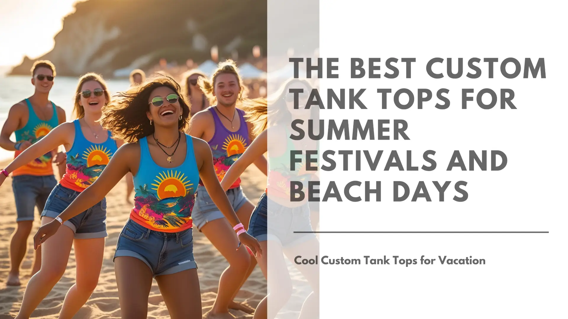 The Best Custom Tank Tops for Summer Festivals and Beach Days Featured Image