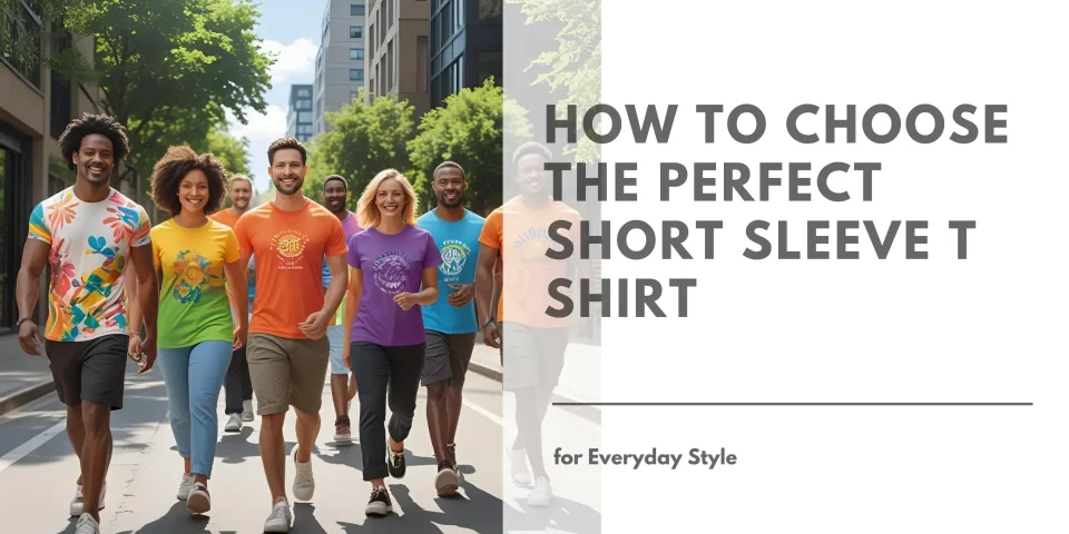How to Choose the Perfect Short Sleeve T Shirt for Everyday Style Featured Image by My NameT