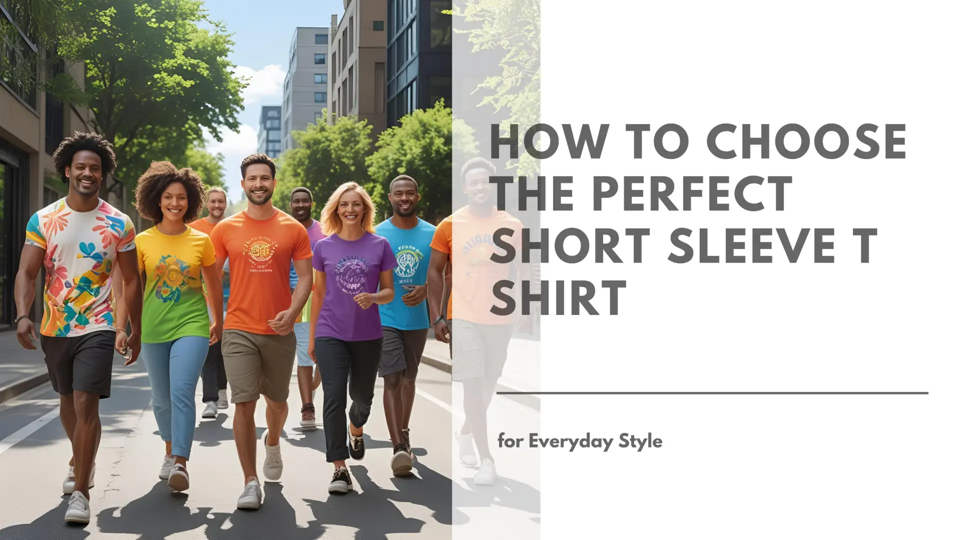 How to Choose the Perfect Short Sleeve T Shirt for Everyday Style Featured Image by My NameT