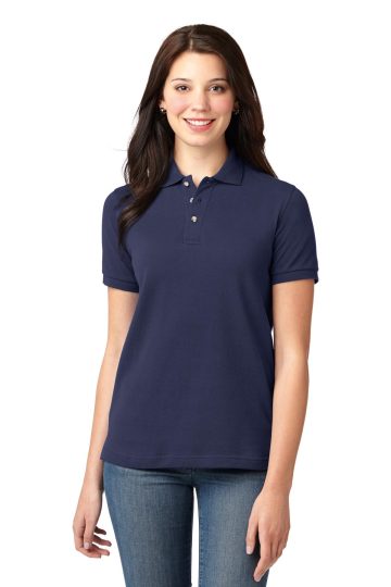Port Authority Women’s Heavyweight Cotton Pique Polo. L420