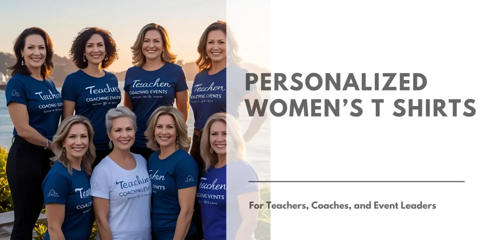 Personalized Women’s T Shirts for Teachers, Coaches, and Event Leaders Featured Image