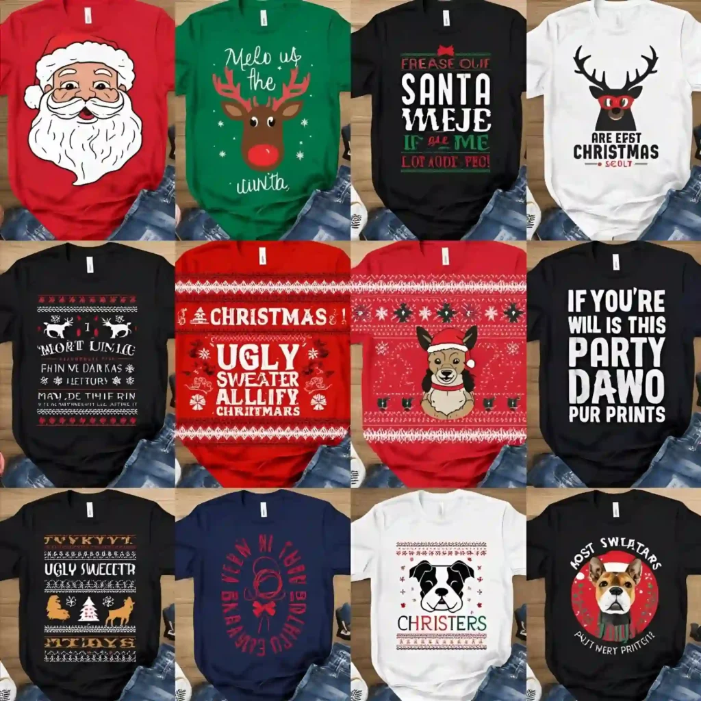 Top 15 Christmas T Shirt Design Ideas 2025