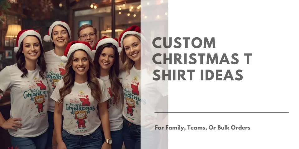 Custom Christmas T Shirt Ideas for Family Teams Or Bulk Orders Featured Image
