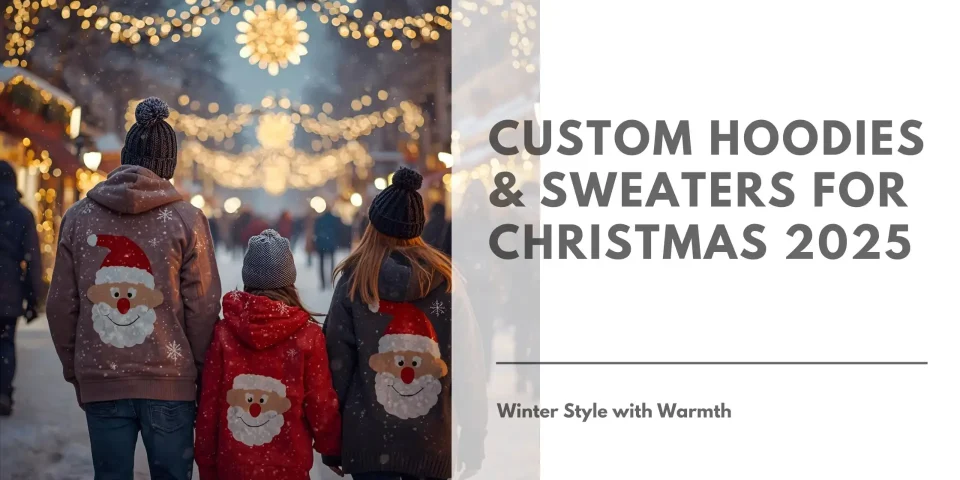 Custom Hoodies & Sweaters for Christmas 2025 - Winter Style with Warmth Featured Image
