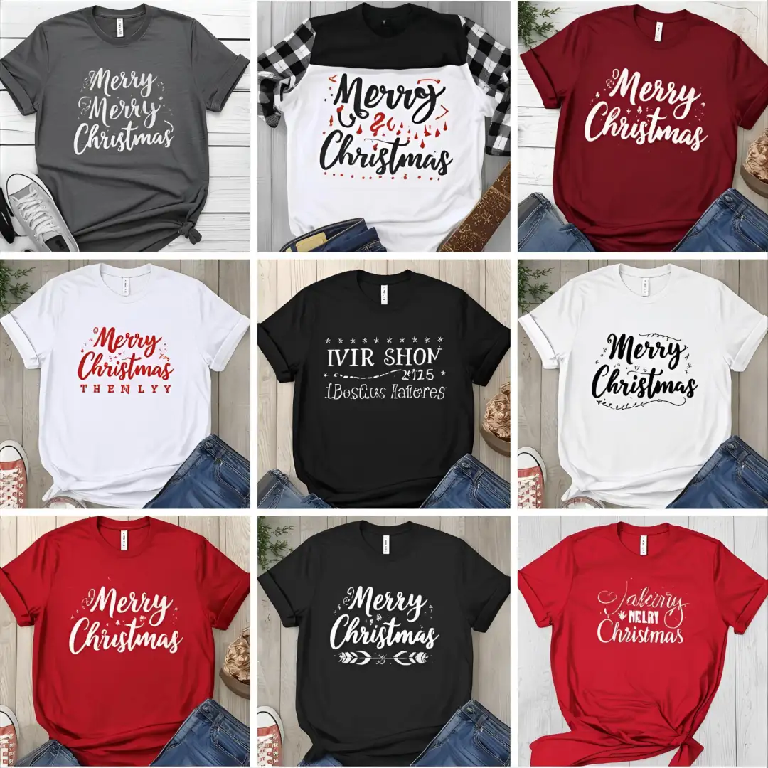 Christmas T shirts printing ideas