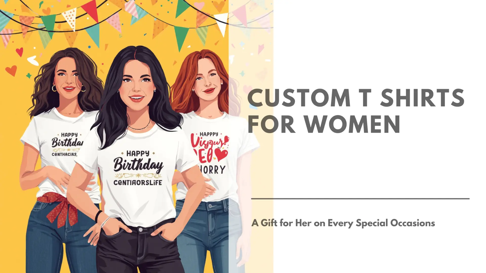 Custom T Shirts for Women – Unique Gift Ideas | MyNameT