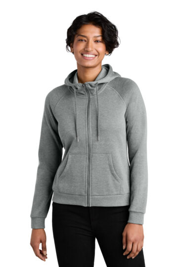 Allmade Women’s Organic CVC Fleece Full-Zip Hoodie AL5003