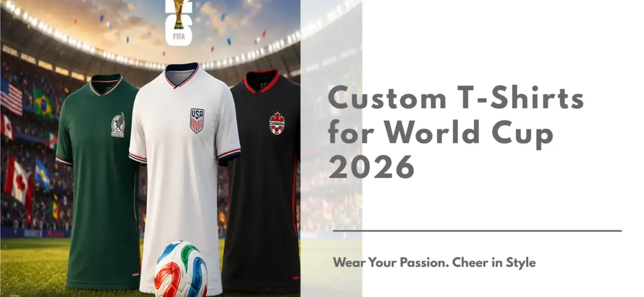 Cutom T-shirts for World cup 2026 Wear Your Passion. Cheer in Style Blog Featured Image