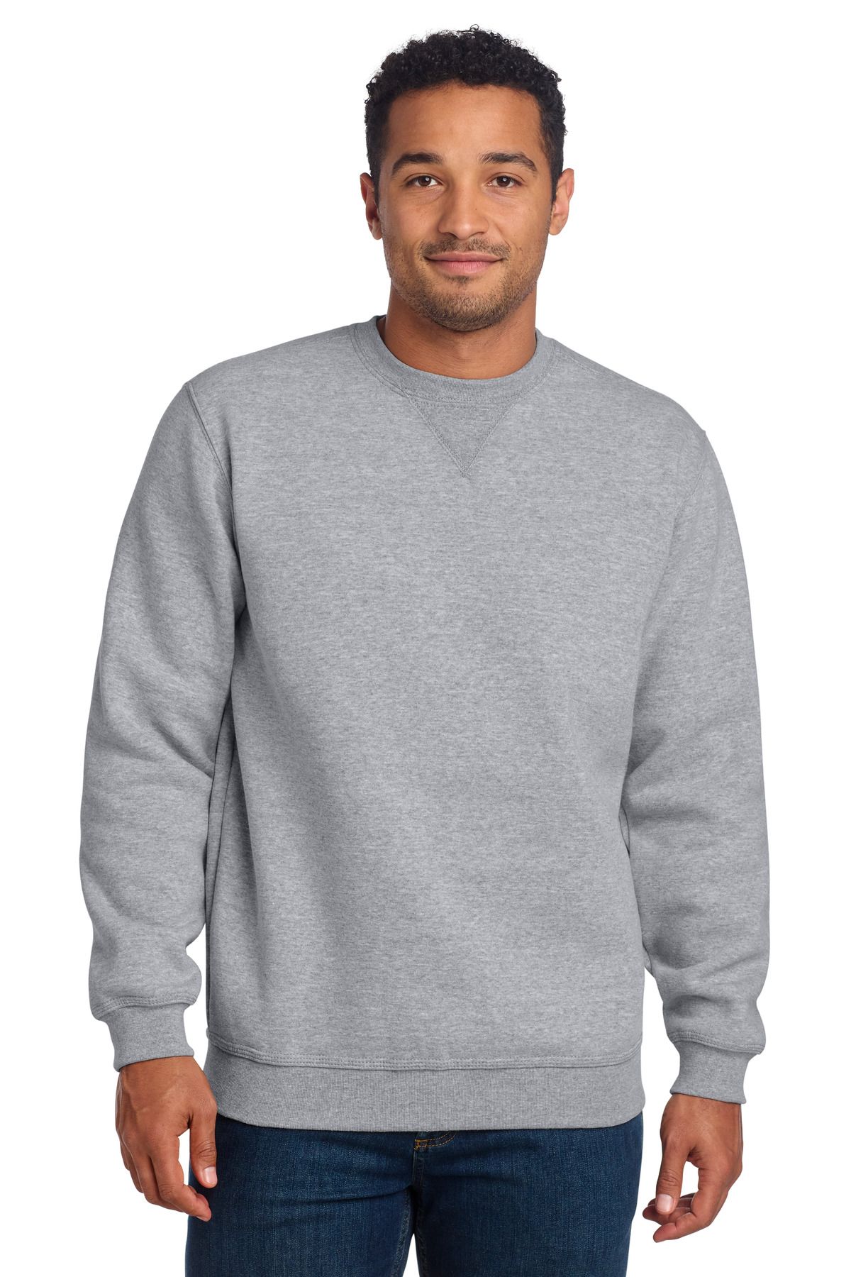 CTK124_heathergrey_model_front