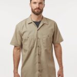 Dickies S535T Men’s Tall Industrial Short Sleeve Work Shirt