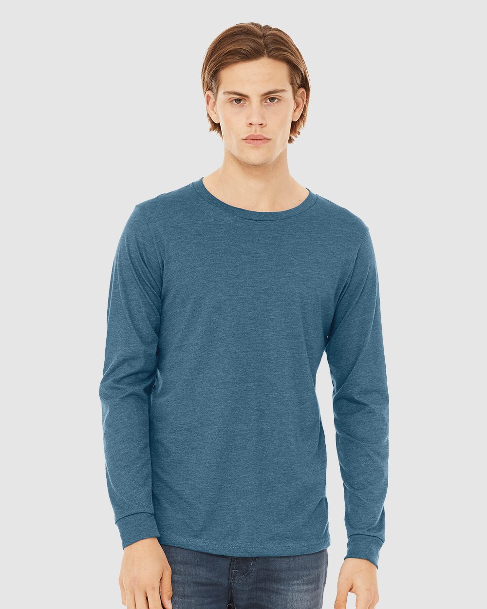 Liberty Bags 3501CVC Heather CVC Long Sleeve Tee Liberty Bags 3501CVC Heather CVC Long Sleeve Tee