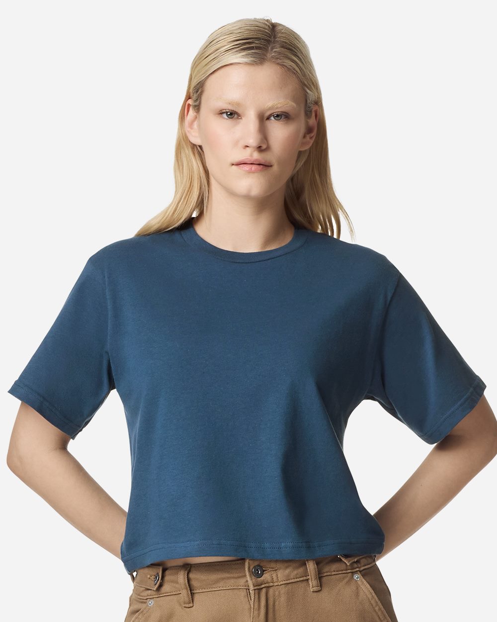 American Apparel 102 Women’s Fine Jersey Mid-Length Boxy Tee