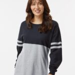Boxercraft BW3514 Women’s Pom Pom Long Sleeve Jersey T-Shirt Boxercraft BW3514 Women’s Pom Pom Long Sleeve Jersey T-Shirt
