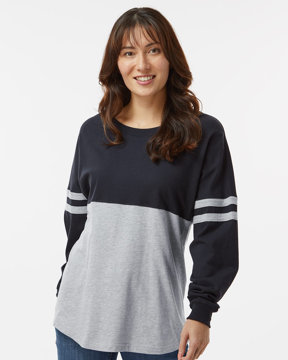 Boxercraft BW3514 Women’s Pom Pom Long Sleeve Jersey T-Shirt Boxercraft BW3514 Women’s Pom Pom Long Sleeve Jersey T-Shirt