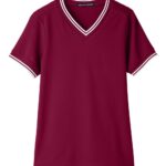 Burgundy/ White Burgundy/ White