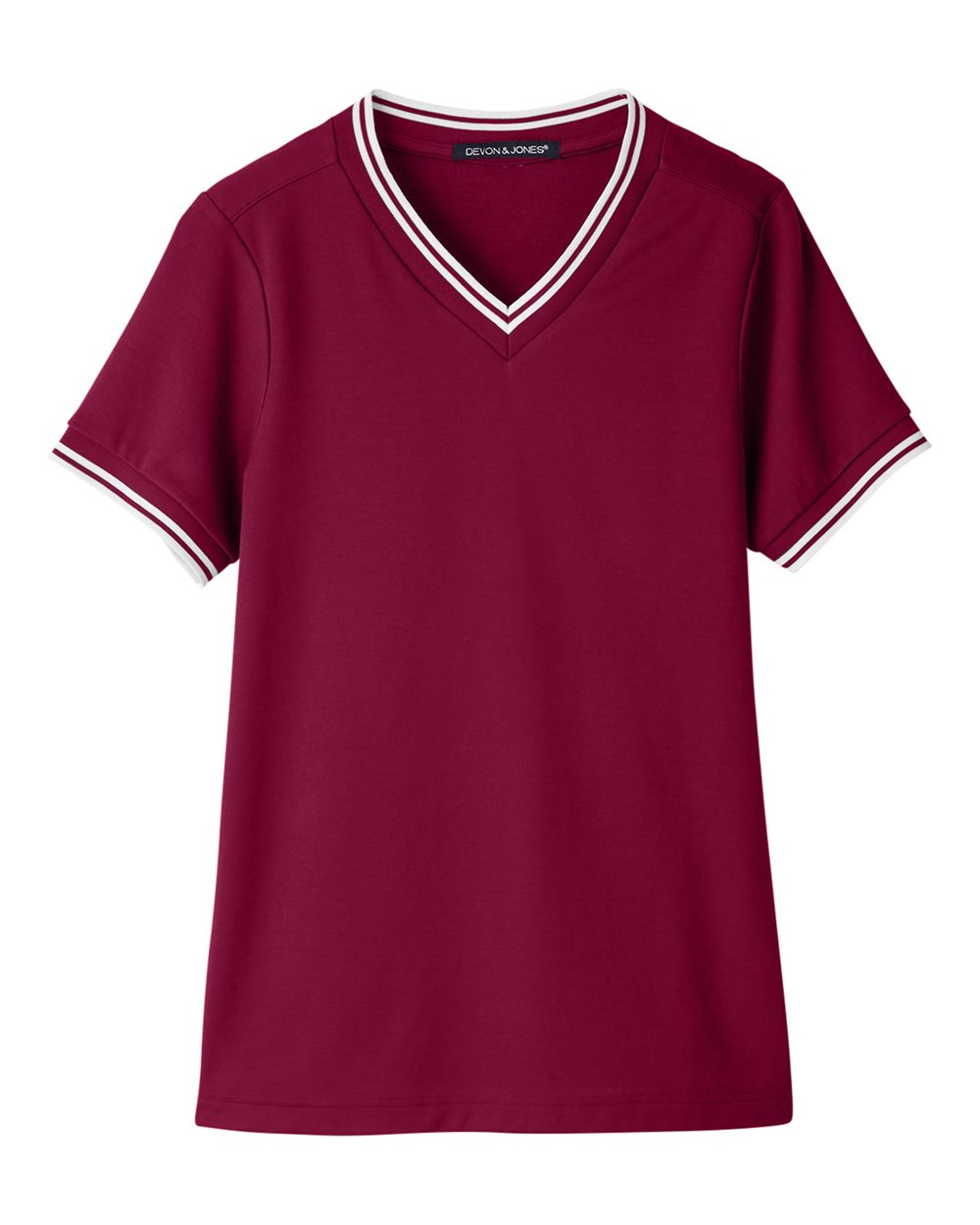 Burgundy/ White Burgundy/ White