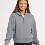 Boxercraft BW5205 Women’s Dream Crop Fleece Quarter-Zip Boxercraft BW5205 Women’s Dream Crop Fleece Quarter-Zip