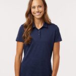 BELLA + CANVAS A707 Women’s Textured Stripe Polo