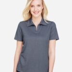 Devon & Jones DG22W Women’s CrownLux Performance® Address Melange Polo