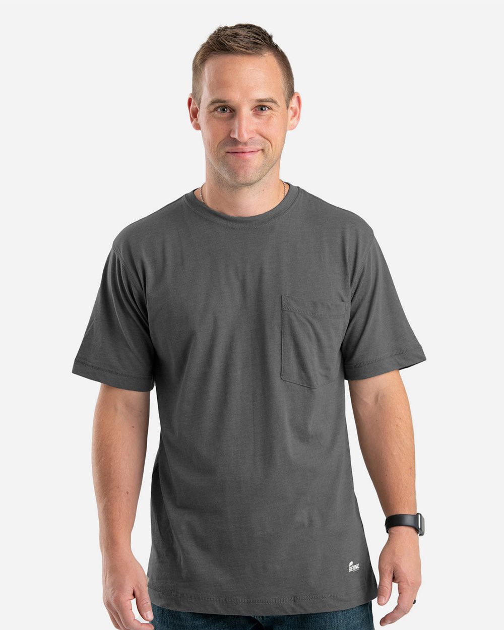 Berne Apparel BSM38 Men’s Lightweight Performance Pocket T-Shirt Berne Apparel BSM38 Men’s Lightweight Performance Pocket T-Shirt