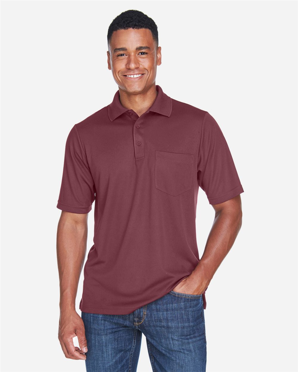CORE365 88181P Men’s Origin Performance Piqué Polo with Pocket