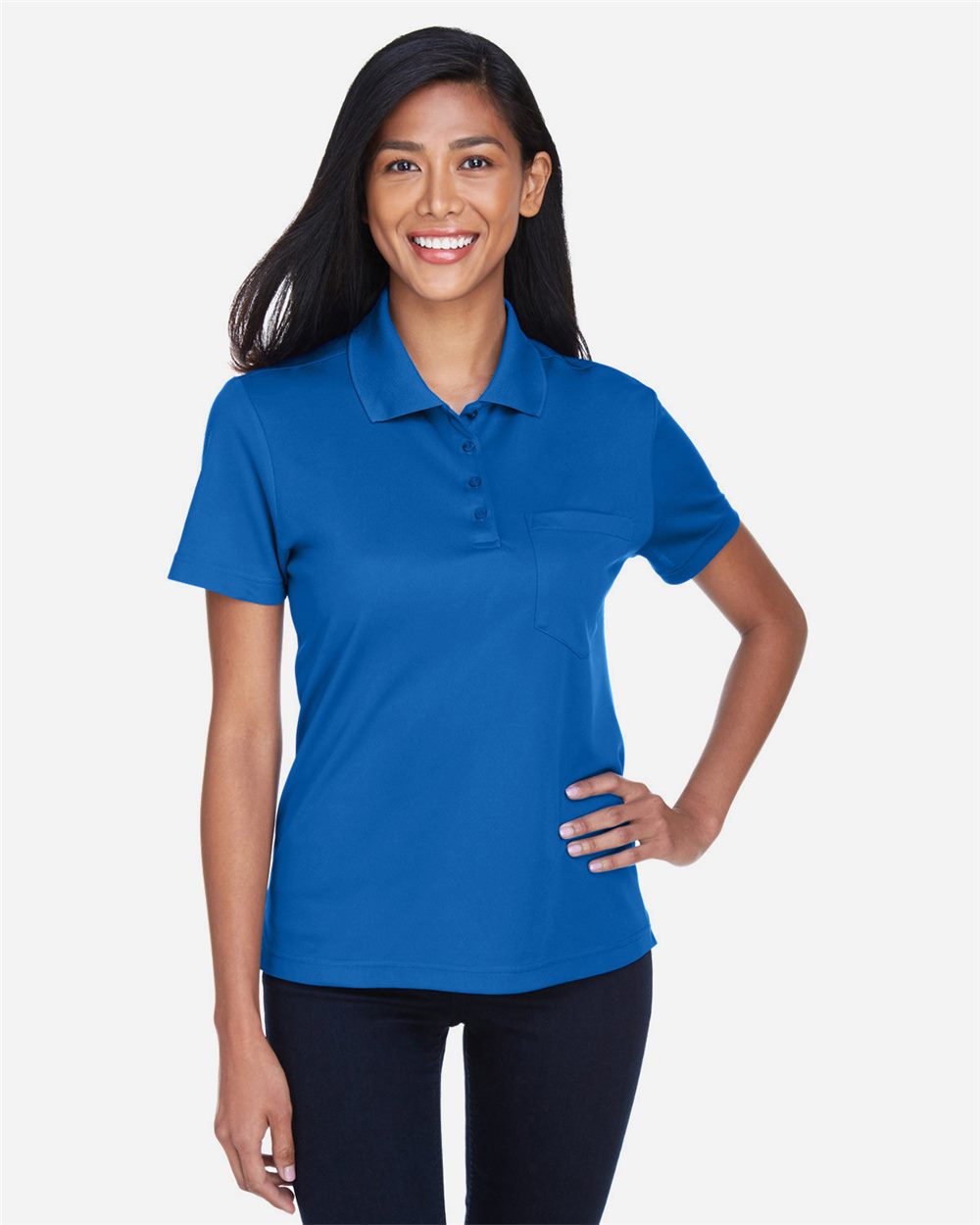 CORE365 78181P Women’s Origin Performance Piqué Polo with Pocket CORE365 78181P Women’s Origin Performance Piqué Polo with Pocket