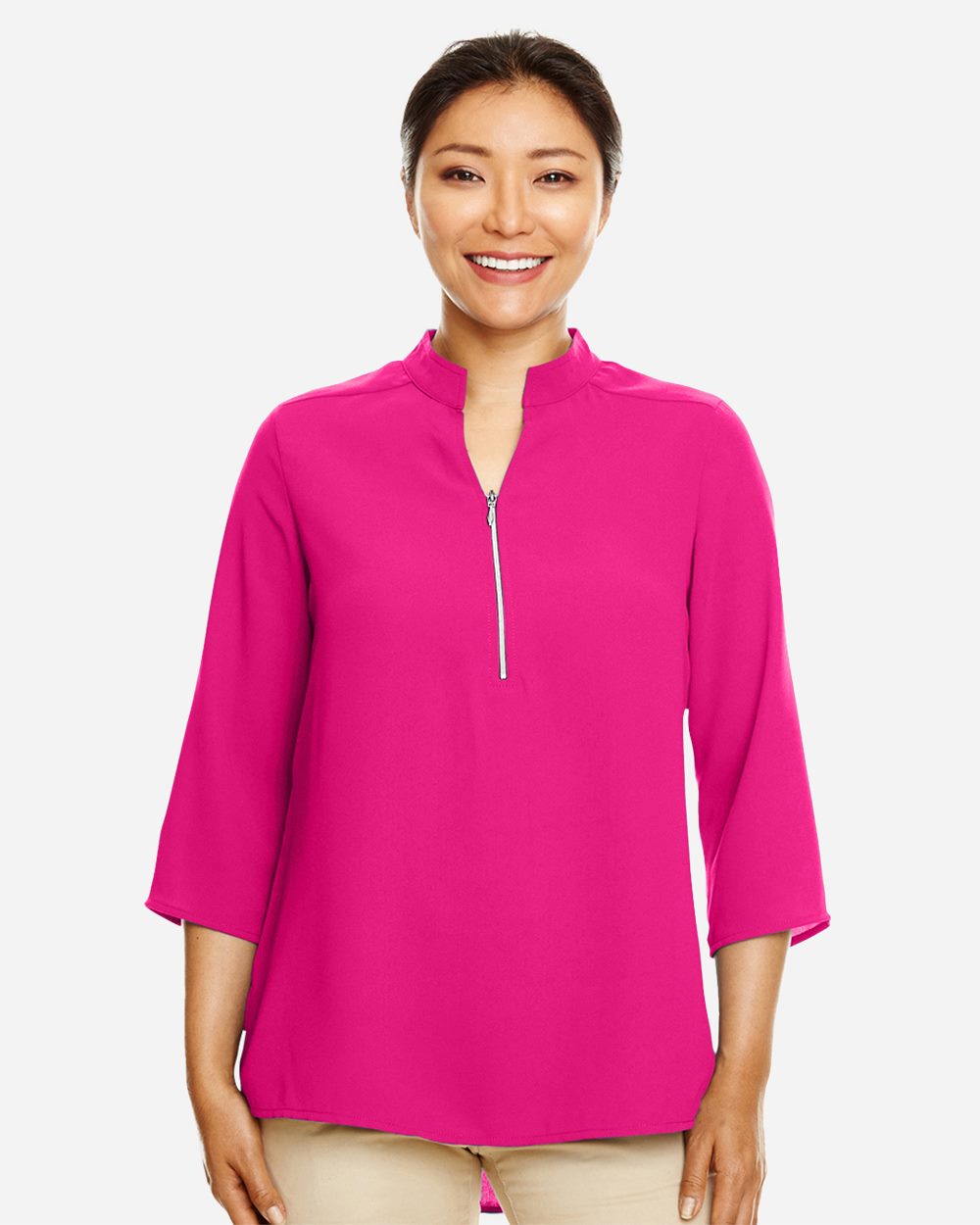 Devon & Jones DP611W Women’s Perfect Fit™ Three-Quarter Sleeve Crepe Tunic