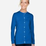 Devon & Jones DP181W Women’s Perfect Fit™ Ribbon Cardigan Devon & Jones DP181W Women’s Perfect Fit™ Ribbon Cardigan