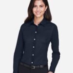 Devon & Jones DG530W Women’s Crown Collection® Solid Stretch Twill Woven Dress Shirt