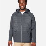 CORE365 CE808 Unisex Techno Lite Hybrid Hooded Jacket