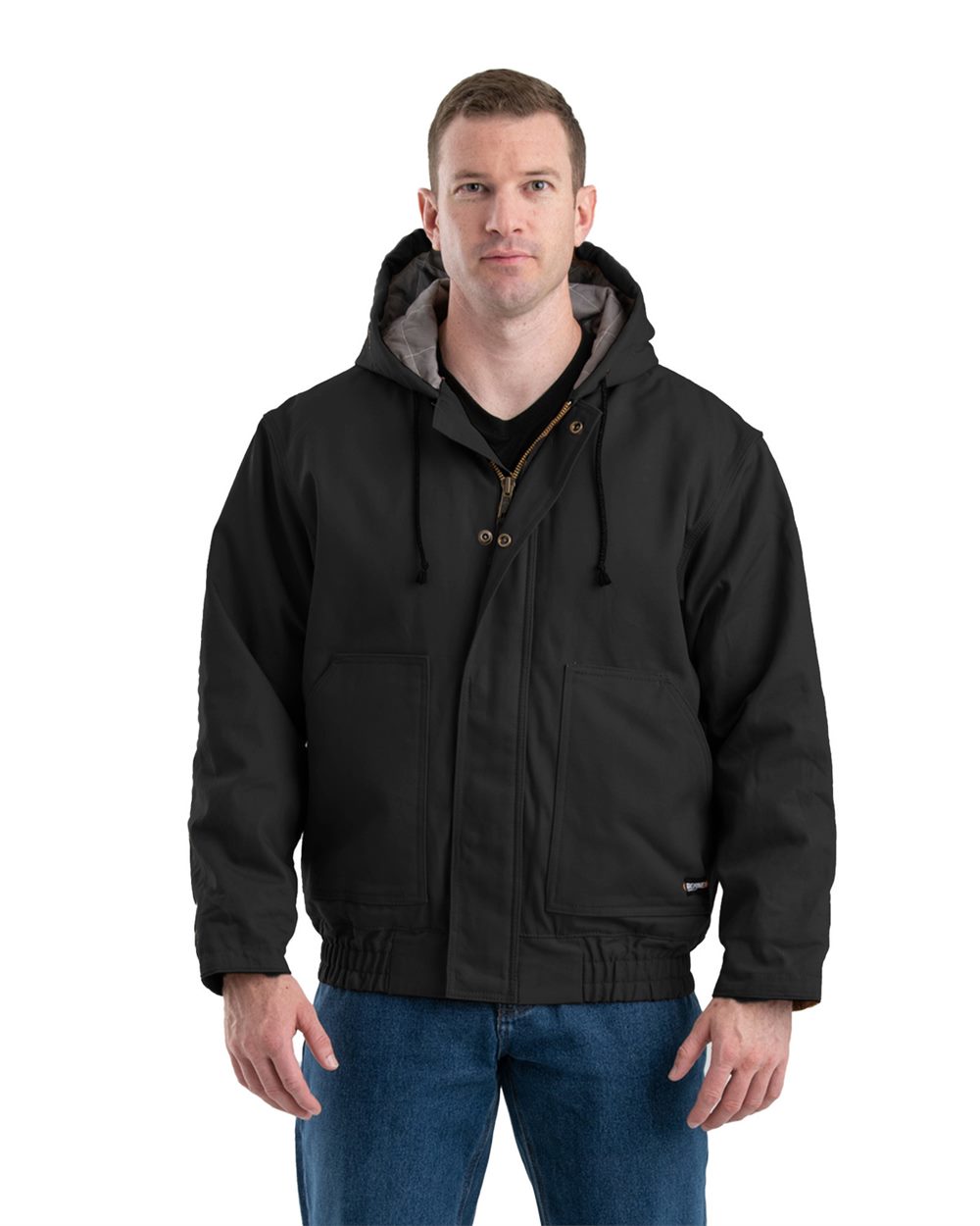 Berne Apparel FRHJ01 Men’s Flame-Resistant Hooded Jacket