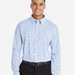 Devon & Jones DG540 Men’s CrownLux Performance® Micro Windowpane Woven Dress Shirt