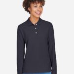 Devon & Jones D110W Women’s Pima Piqué Long Sleeve Polo