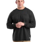 Berne Apparel BSM39T Men’s Tall Performance Long Sleeve Pocket T-Shirt