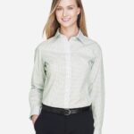 Devon & Jones DG510W Women’s Crown Collection® Micro Tattersall Woven Dress Shirt