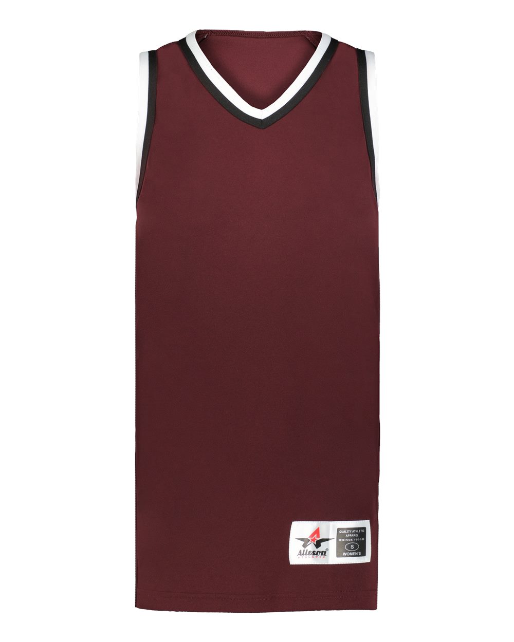 Maroon/ Black/ White