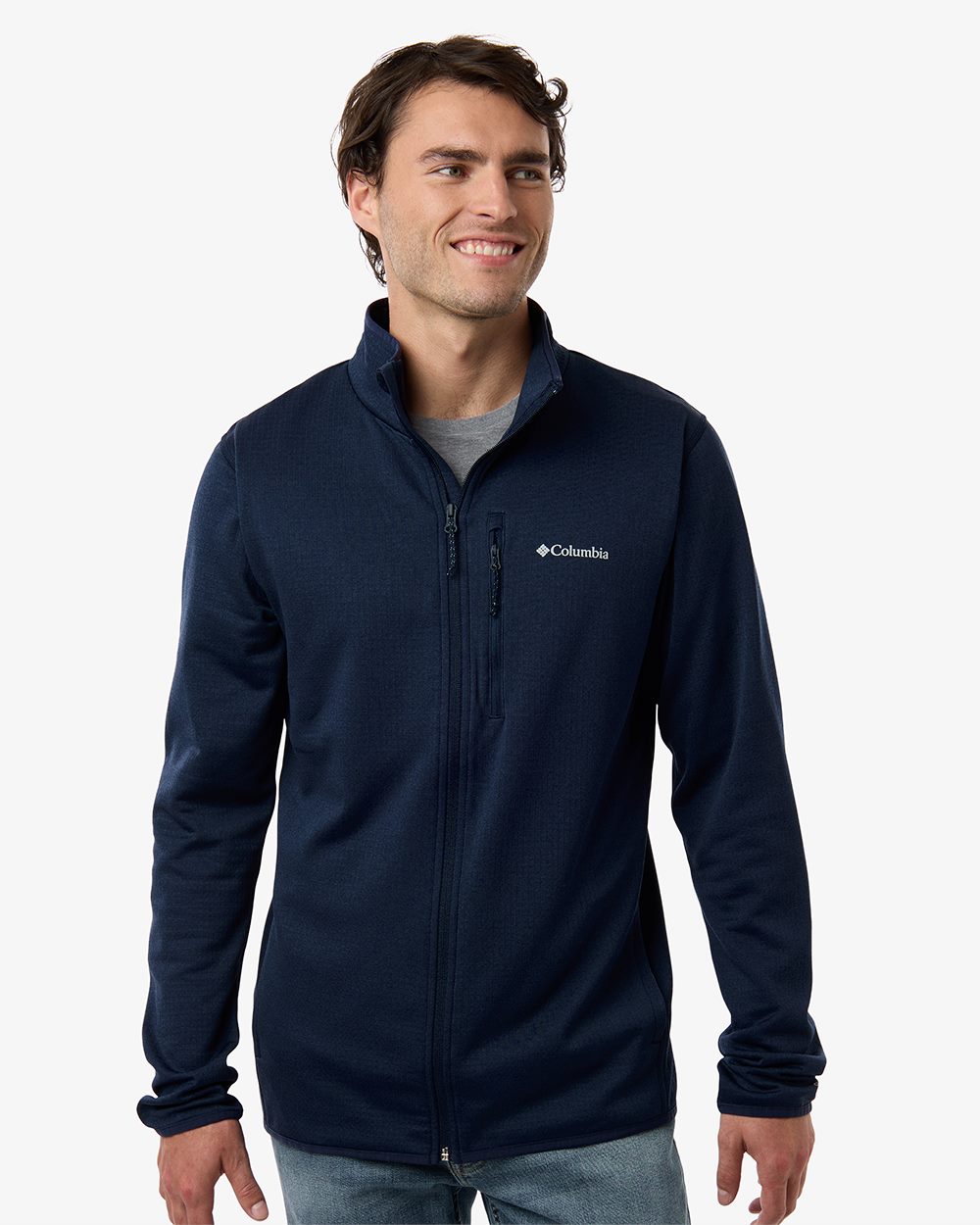 Columbia 213684 Men’s Essential Hike™ Grid Fleece Full-Zip Columbia 213684 Men’s Essential Hike™ Grid Fleece Full-Zip