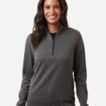 Devon & Jones DG446W Women’s New Classics Quarter-Zip Sweater Devon & Jones DG446W Women’s New Classics Quarter-Zip Sweater