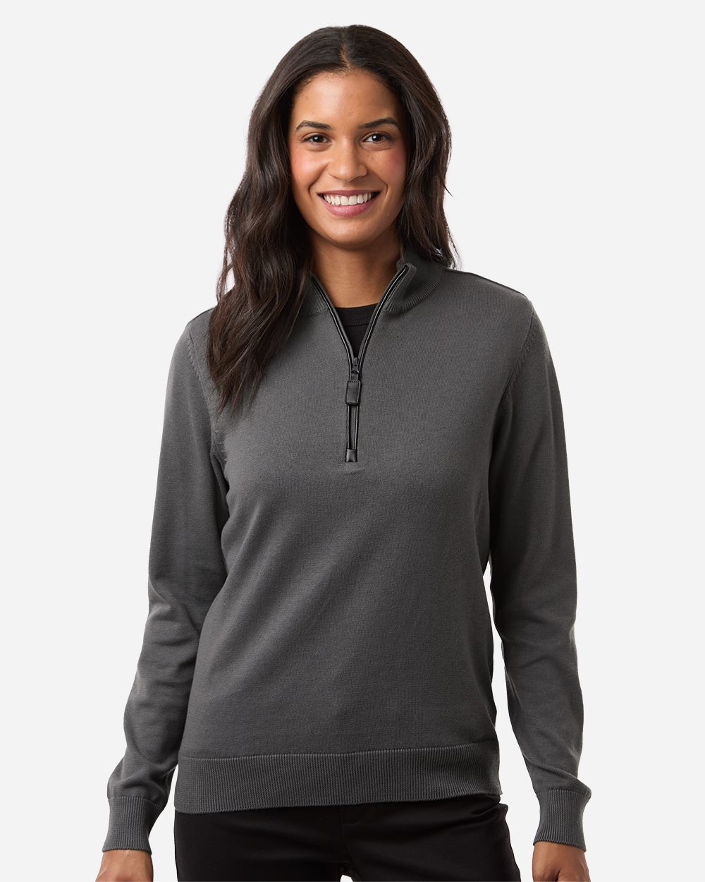 Devon & Jones DG446W Women’s New Classics Quarter-Zip Sweater Devon & Jones DG446W Women’s New Classics Quarter-Zip Sweater