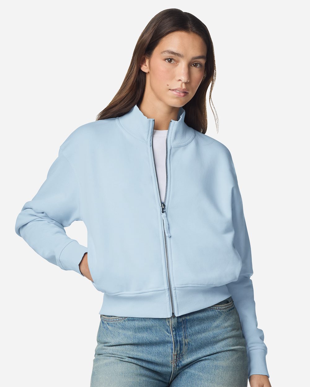 American Apparel FTJ00 Women’s French Terry Full-Zip Jacket American Apparel FTJ00 Women’s French Terry Full-Zip Jacket