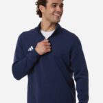 Adidas AT400 Men’s 3-Stripes Quarter-Zip Pullover