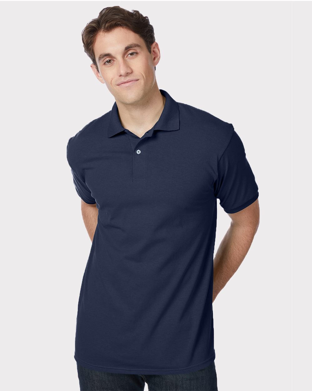 Hanes 054X Unisex EcoSmart® Jersey Polo Hanes 054X Unisex EcoSmart® Jersey Polo