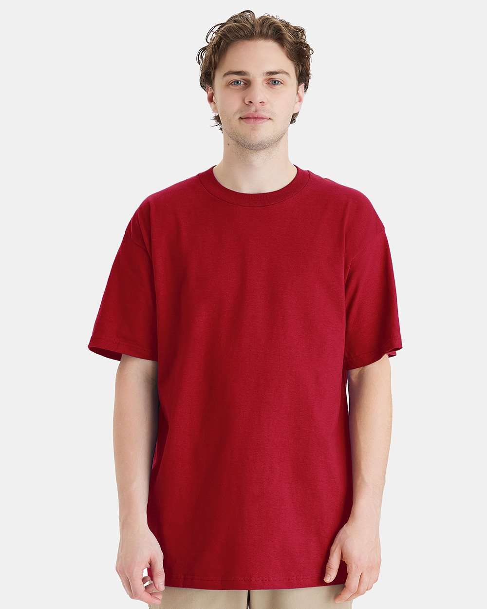 Hanes 518T Unisex Beefy-T® Tall T-Shirt Hanes 518T Unisex Beefy-T® Tall T-Shirt