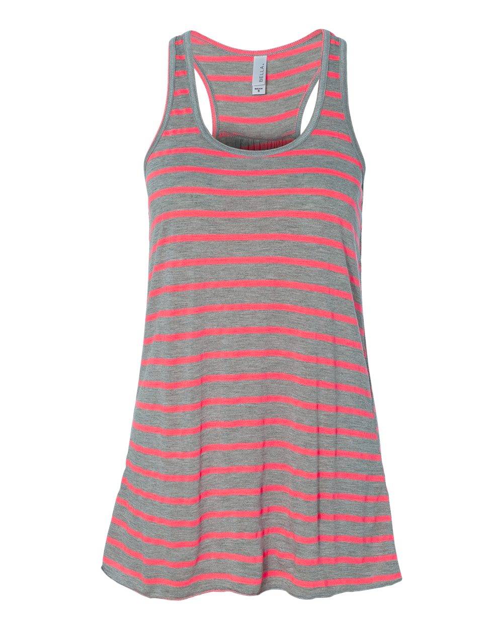 Athletic Heather/ Neon Pink