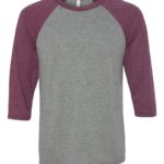 Grey/ Maroon Triblend