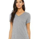BELLA + CANVAS 6405CVC Women’s Relaxed Heather CVC V-Neck Tee