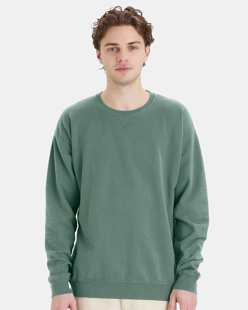 ComfortWash by Hanes GDH400 Unisex Garment-Dyed Crewneck Sweatshirt